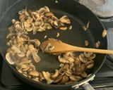 A picture of step 1 of Quinoa “Risotto” Mushrooms and Prawn.