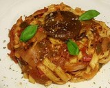 Foto del paso 10 de la receta: Tallarines frescos con variado de setas con salsa roja