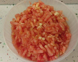 Foto del paso 6 de la receta: Bacalao al ajillo con salsa de tomate y pinchitos de tomate
