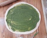A picture of step 5 of Braided Bread with Basil Pesto.