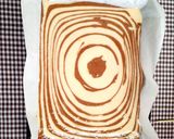 A picture of step 4 of Zebra Sponge Cake.