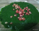 Foto del paso 5 de la receta: Crema de brócoli y espinacas con tortilla de espinacas