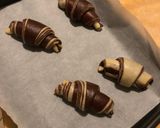 Foto del passaggio 18 della ricetta Cornetti sfogliati alla vaniglia variegati al cacao🥐