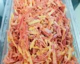A picture of step 3 of Frozen Carrots.