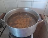 A picture of step 13 of Zucchini and Sweet Potato Gnocchi with Meat Sauce.