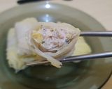 Foto langkah ke 4 dari resep Sawi Gulung isi Ayam.