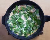 Foto langkah ke 5 dari resep Creamy Chicken Spinach Fettuccine.