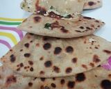 A picture of step 7 of Paneer Paratha.