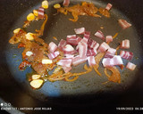 Foto del paso 2 de la receta: Pasta elicoidal con panceta curada y tomatitos