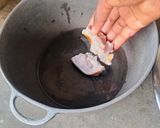 Une image de l'étape 8 de Sauce graines avec pâte de bœuf 😋 et poisson fumé mérou 🩷.