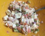 A picture of step 5 of Paneer Open Sandwich.