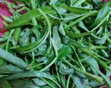 Gambar langkah 1 resipi Kangkung Belacan.