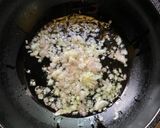A picture of step 2 of Alugbati, Giniling, Kalabasa in Filipino style for dinner / Malabar Spinach, Chicken mince, Pumpkin.