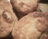 A picture of step 5 of Tahini Fried Bread.