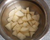 A picture of step 2 of Kathiyawadi aloo matar ki sabzi.