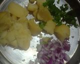 A picture of step 1 of Potato toast.