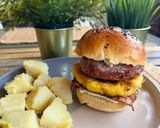 Foto del paso 4 de la receta: Hamburguesa Hawaiana