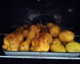 Foto langkah ke 4 dari resep Ayam bakar Madu + kentang.