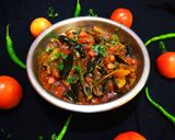 बैंगन टमाटर सब्जी (Baingan Tamatar Sabzi recipe in Hindi) रेसिपी चरण 4 फोटो