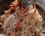 A picture of step 8 of Chowmein (veg Chowmein) 😋😋😋.
