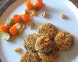 A picture of step 4 of Walnut malai paneer papad kabab.
