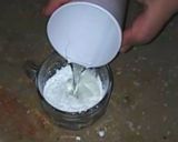 A picture of step 1 of Sweet and sour sauce.
