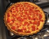 Une image de l'étape 10 de Tarte aux pomelos rouges (pâte sablée au pomelo).