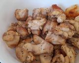 Foto del paso 1 de la receta: Pollo guisado con alubias