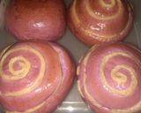 Foto langkah ke 5 dari resep Cheese Custard Taro Bun.