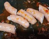 Foto del paso 3 de la receta: Mini sándwiches de salchichas con mermelada de tomate