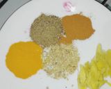 A picture of step 1 of Golden milk immune booster.