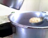 A picture of step 1 of Healthy Mooligai Mudakathan Thoothuvalai Keerai Masiyal - calcium rich.