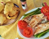 Foto del paso 14 de la receta: Dorada a la plancha con verduras