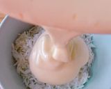 Hình bước làm 3 của món Japanese Egg Rice Bowl 🇯🇵 Cơm Trứng Hấp Lò Vi Sóng
