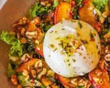 Foto del paso 2 de la receta Ensalada de burrata y melocotón