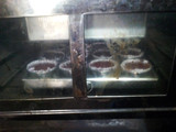 Cup cake dengan base cake red velvet
