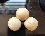 A picture of step 5 of Double meetha(dryfruits stuffed gulabjamun stuffed rasgulla).