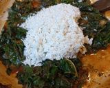 A picture of step 4 of Greek Spinach Rice (Spanakorizo).
