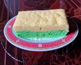 Foto langkah ke 8 dari resep Bolu kukus pandan keju.