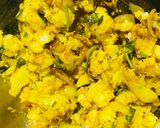 A picture of step 2 of Masala dosa.