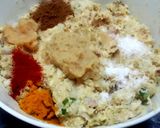 A picture of step 1 of Rui maacher malai kofta(rohu fish ball curry).