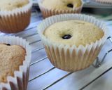 A picture of step 8 of Blueberry lemon cupcakes.
