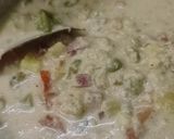 A picture of step 11 of Steamed coconut rice Noodles with vegetables kurma.