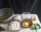 Foto langkah ke 1 dari resep Bolu Pandan Putih Telur.