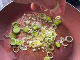 Arroz con trigo y vegetales