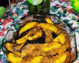 A picture of step 7 of Achari Baingan Baji And Aloo Miyan 😜.