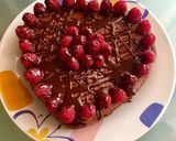 Foto del paso 6 de la receta Brownie con frambuesas ❤️
