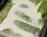 Foto del paso 6 de la receta: Crepes verdes rellenos de pollo