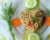 A picture of step 2 of Dill Pulao.