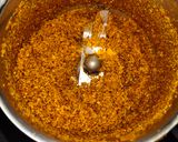 A picture of step 3 of Veg Kolhapuri Sabzi.